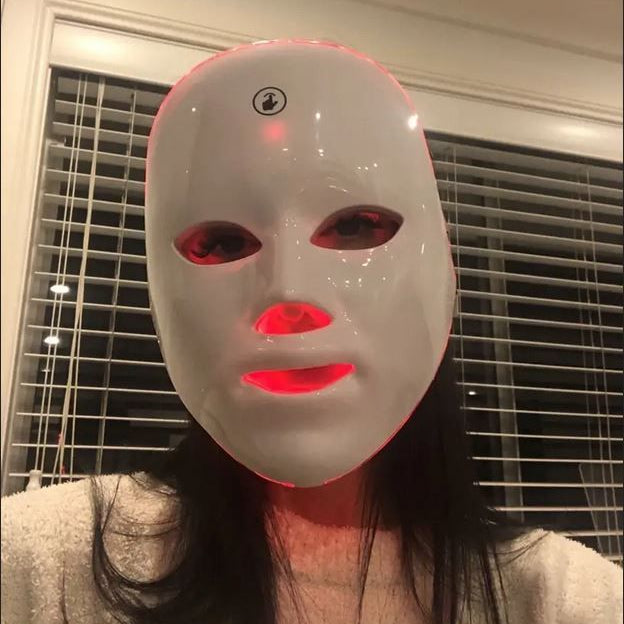 7 Color LED Facial Mask - Acne & Rejuvenation - Eclaya