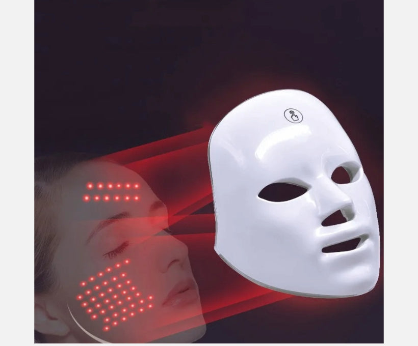 7 Color LED Facial Mask - Acne & Rejuvenation - Eclaya