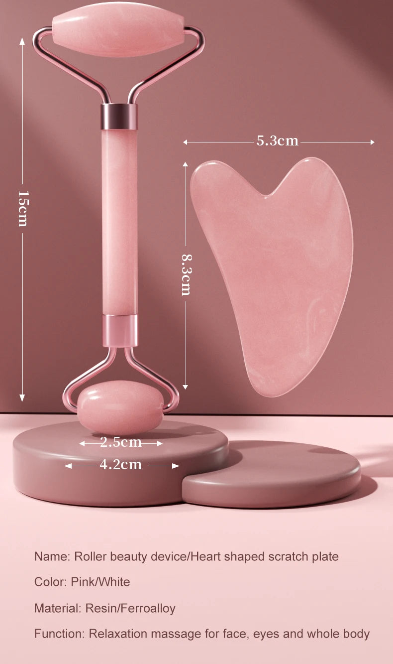 Roller for Face, Neck, Eye Resin Facial Massage Instrument - Eclaya