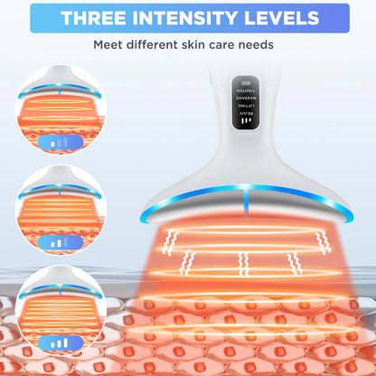 Appareil de lifting facial EMS à 7 modes de lumière pour raffermissement de la peau électrique