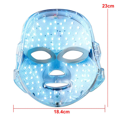 7 Colors Face Skin Rejuvenation Acne LED Facial Mask - Eclaya