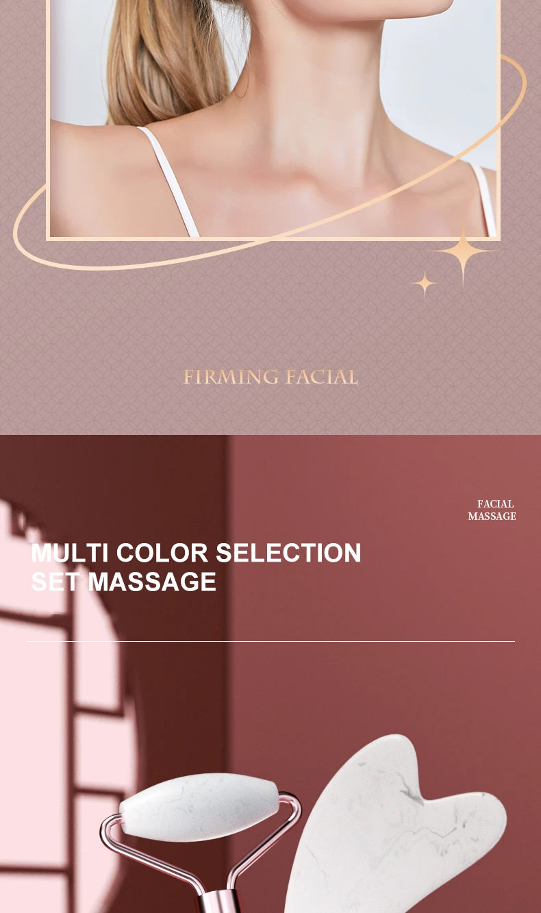 Roller for Face, Neck, Eye Resin Facial Massage Instrument - Eclaya