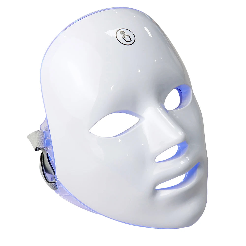 7 Colors Face Skin Rejuvenation Acne LED Facial Mask - Eclaya